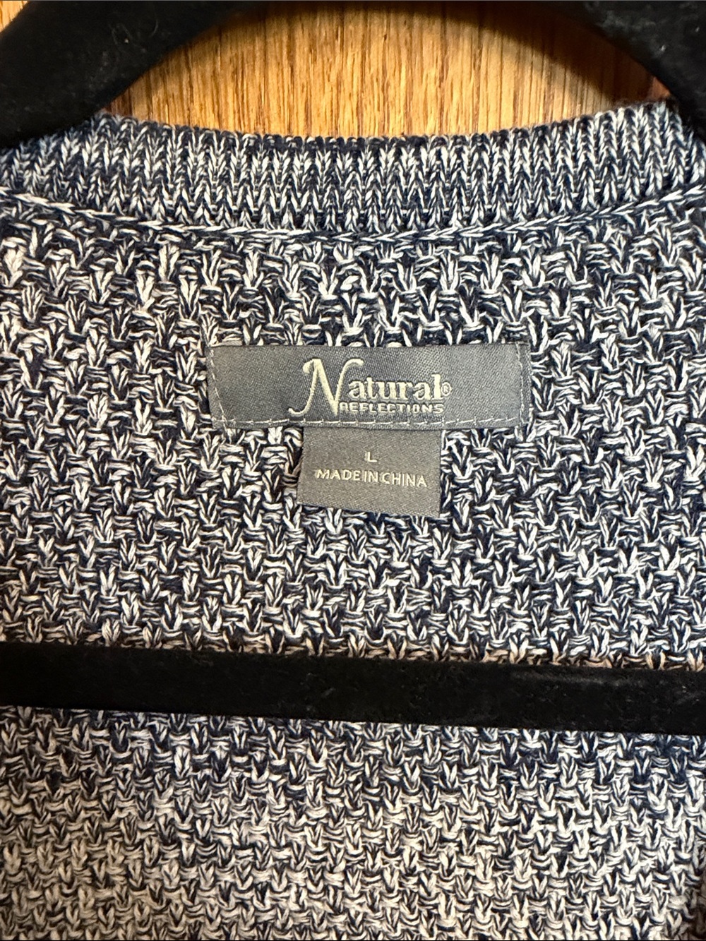 Natural Reflections L Gradient Open-Front Cardigan Sweater NWOT - Picture 4 of 6